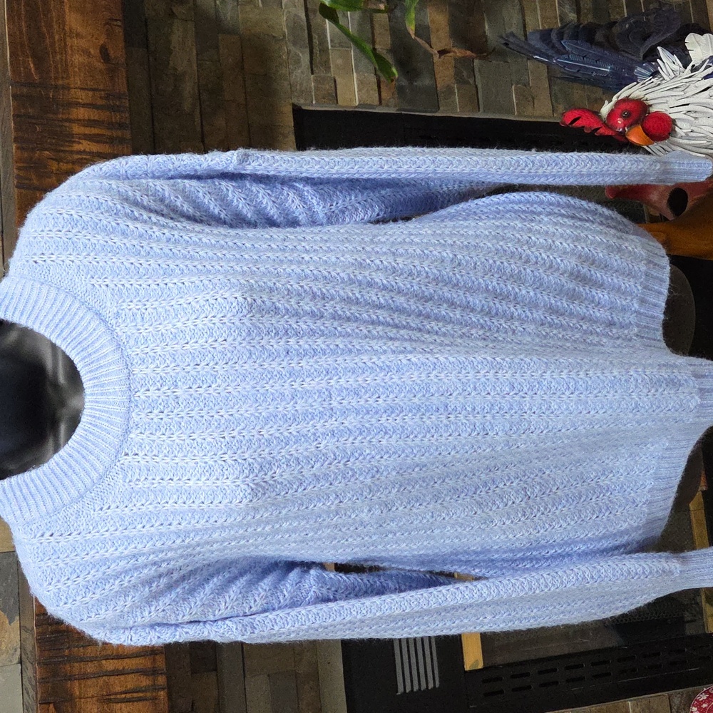 LOFT Fuzzy Ribbed Sweater - Picture 2 of 9